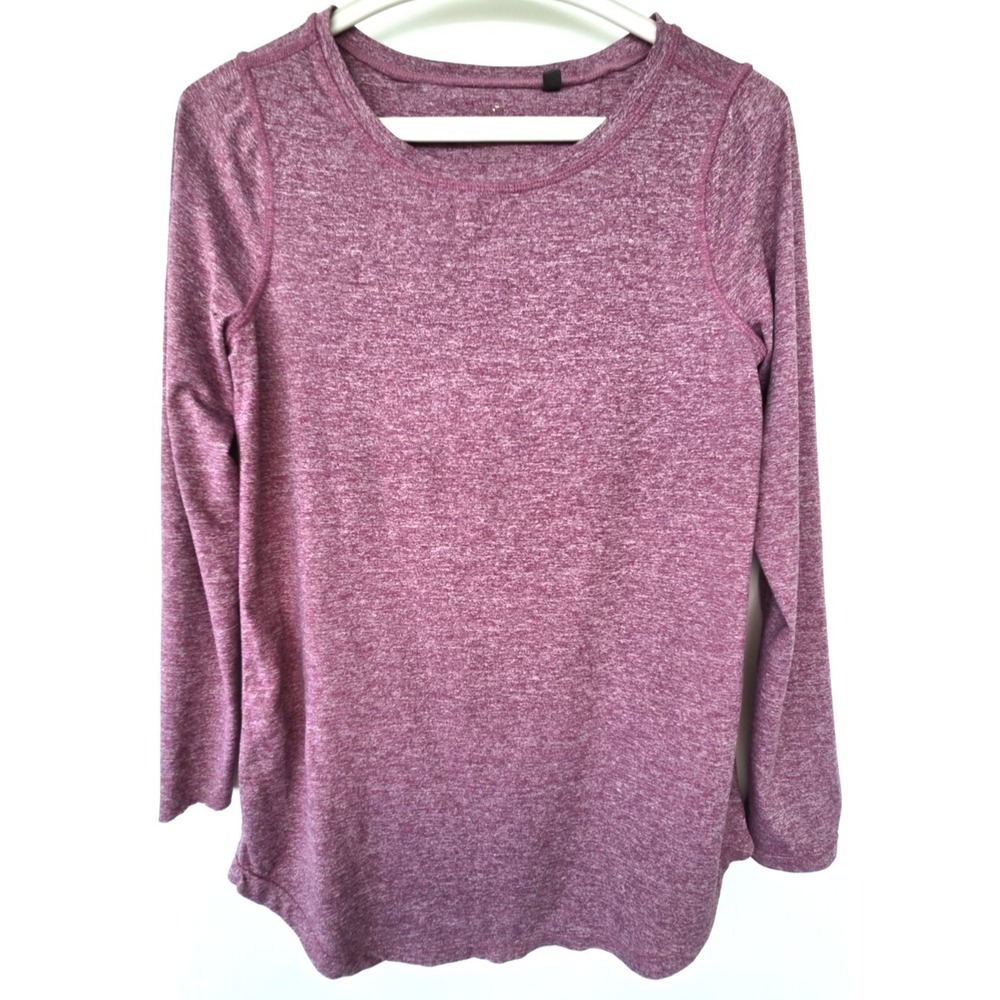 Roots Canada Unisex Pink Baseball Tee Outdoorsy Long Sleeve size M/M Stitches